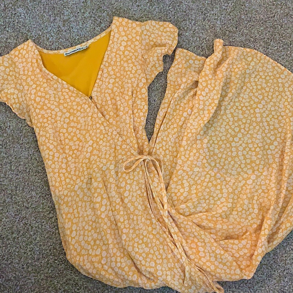 Abercrombie & Fitch High Low Wrap Dress